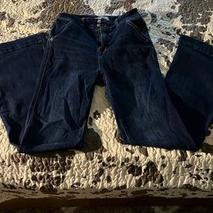 rock & roll denim trouser flares